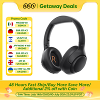 QCY H3 ANC Wireless Headphones Bluetooth 5.4 Hi-Res Audio Over Ear Headset 43dB Hybrid Active Noise Cancellation Earphones 60H