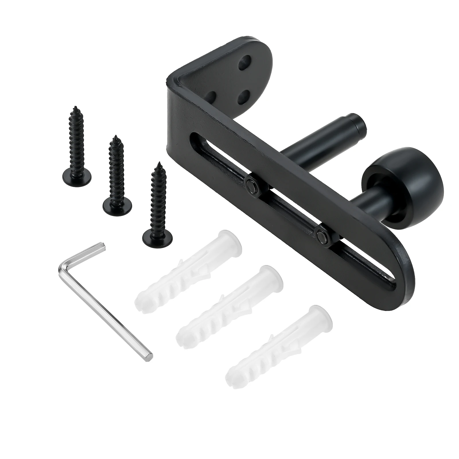 

1 шт., направляющая для раздвижной двери сарая, напольная направляющая, регулируемые ролики, фурнитура для двери сарая, ролики для сарая, заподлицо с плоским дном, дизайн с закругленными краями