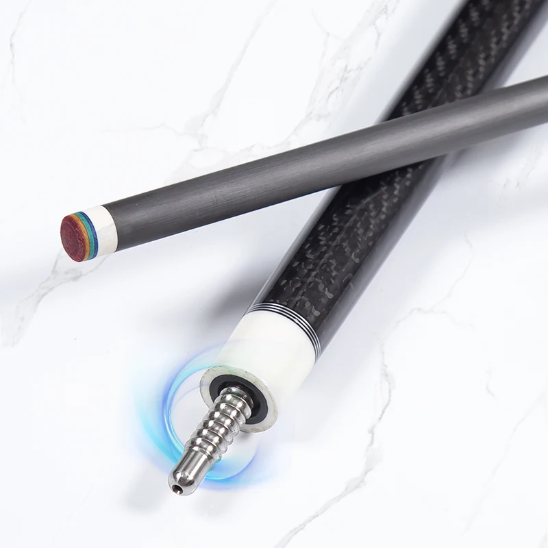 المهنية 147 سنتيمتر 1/2 سبليت ألياف الكربون تجمع جديلة مجموعة عالية الجودة السنوكر والبلياردو العظة للمسابقات بالجملة