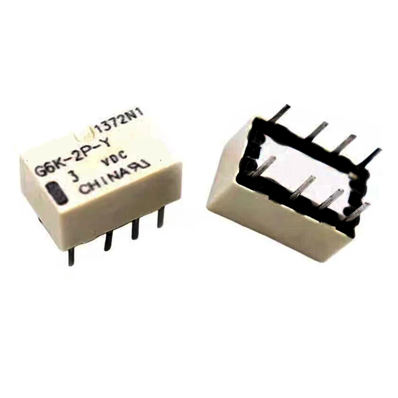 5PCS/Lot G6K-2P-Y-3VDC G6K-2P-Y-5VDC G6K-2P-Y-12VDC G6K-2P-Y-24VDC DIP-8 3V 5V 12V 24V Two open and two close  Signal Relay