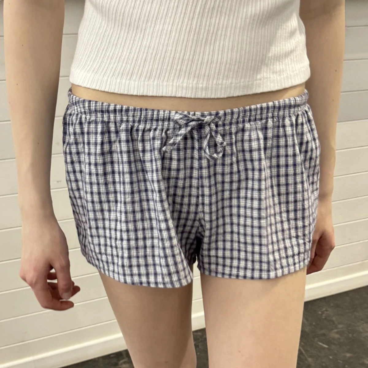 Plaid Cotton Shorts Women Summer Trending Clothes 2024 Fashion Short Pants Casual Girls Youthful 2000s Y2K Shorts Skort