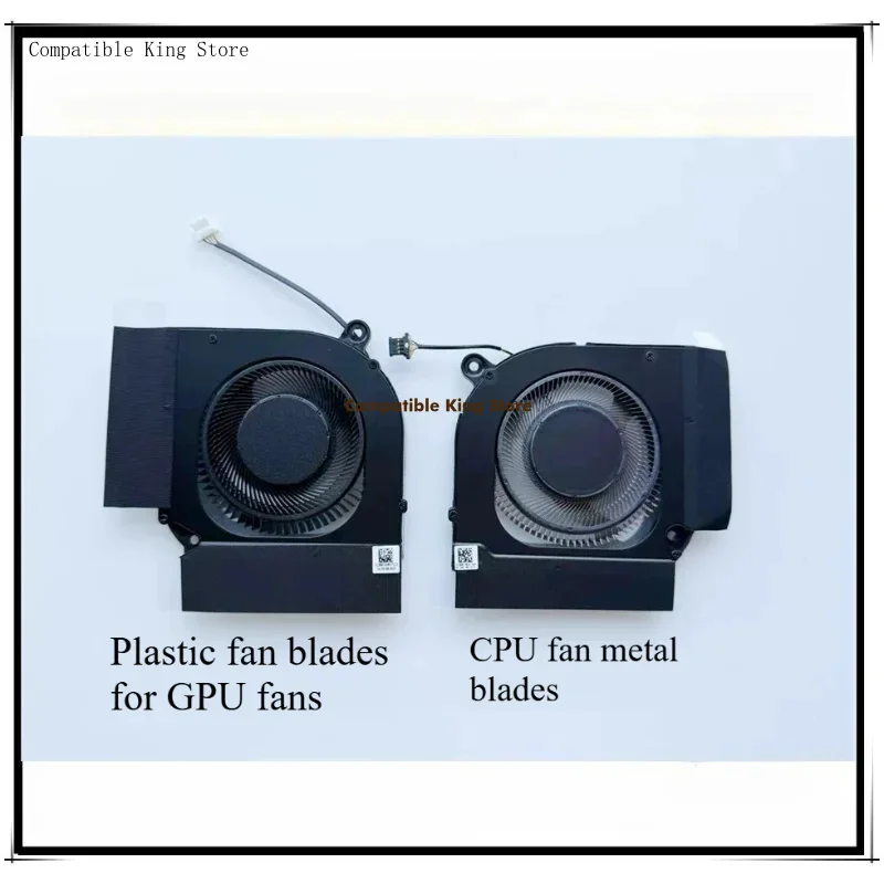 d+New Original Laptop Cooling CPU+GPU Fan for Acer Helios 300 PH315-55 N22C3 PH317-56 N22C4 CPU fan metal blades DC12V