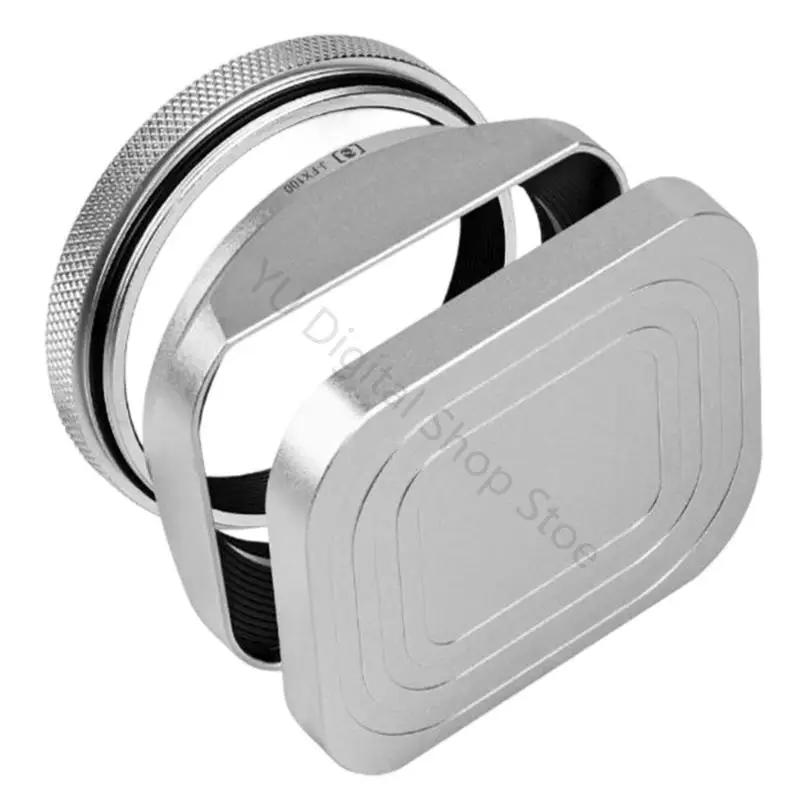 96BA Aluminium-Gegenlichtblende, Ersatz für X100V/X100VI/X100F, Gegenlichtblende, Gegenlichtblende, Kamera-Objektivschutz – Detail 9