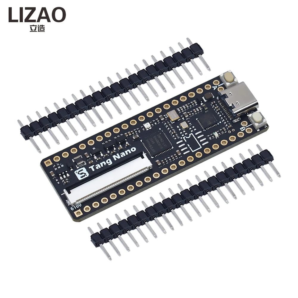 LIZAO Sipeed Lichee Tang Nano FPGA Development Board Breadboard Friendly GW1N-1 for Student Learning Projects
