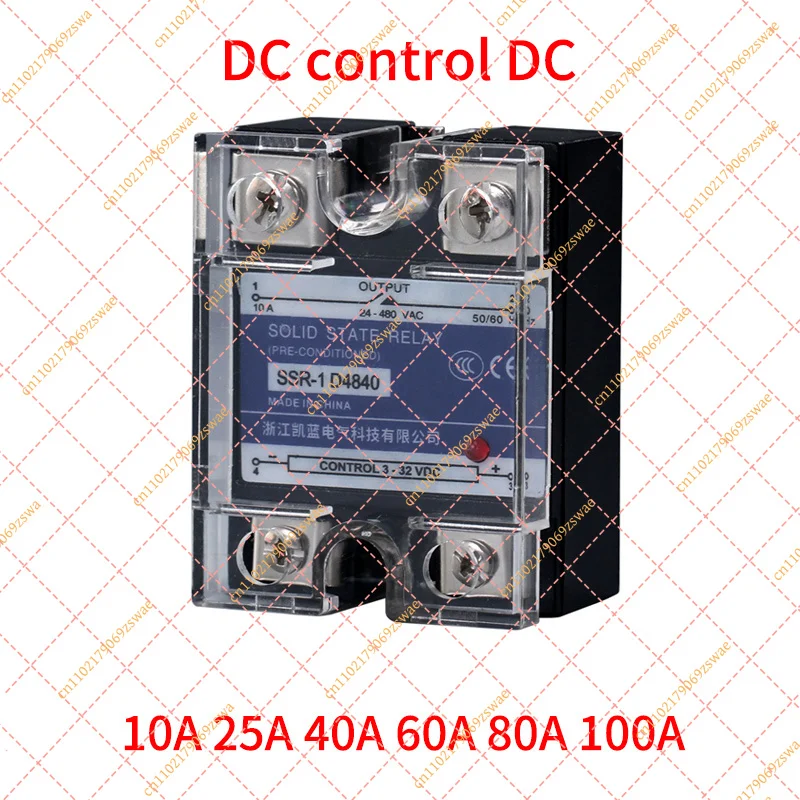 Single Phase DC-DC Solid State Relay, SSR-DD Series 3-32VDC Input, 600V Max