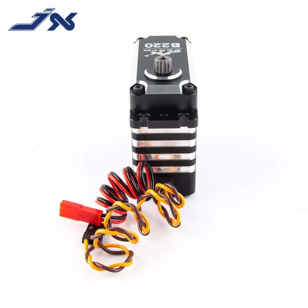 JX B220 215 كجم عزم دوران عالي بدون فرش أجهزة رقمية CNC ميتال جير 180 درجة 12 فولت-24 فولت الجهد العالي لسيارة RC روبوت الذراع الصناعي #4