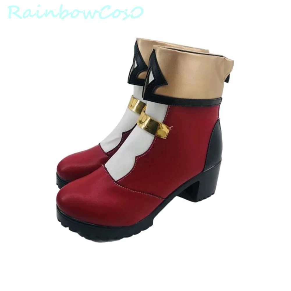 Charlotte Genshin Impact Cosplay Schuhe Stiefel Spiel Anime Halloween Weihnachten RainbowCos0 W3584