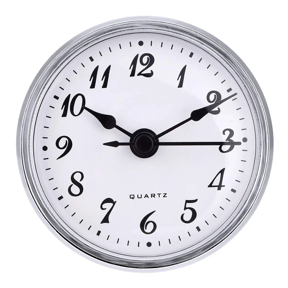 Clock Inserts Movement Clear Lens Gold Or Silvery Ed Trim Roman Back Cover Back Diameter Including Rubber Ring Mm