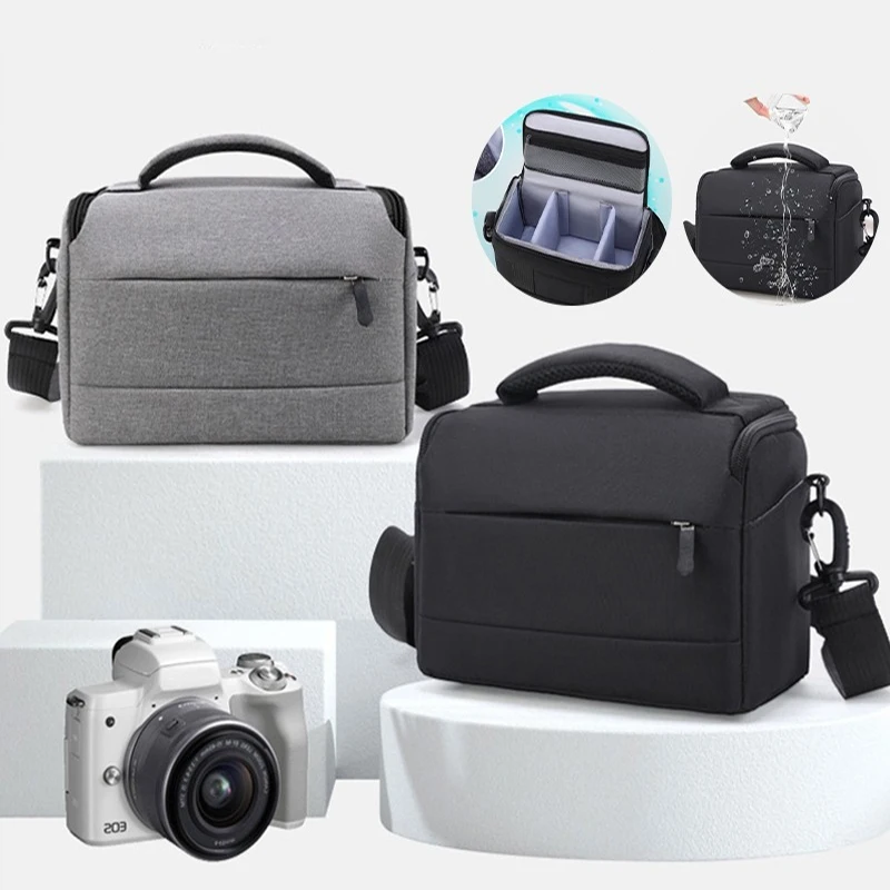 DSLR Bag Handbags Nylon Shoulder Bag Camera Case Portable Photographer for Sony Nikon Canon Panasonic Equipment Crossbody bag