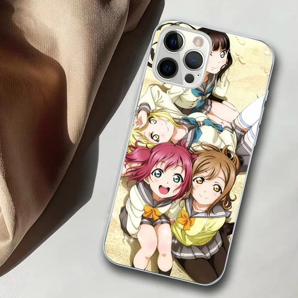 Love Live Anime Phone Case For IPhone 15 14 11 12 13 Mini Pro XS Max Cover 6 7 8 Plus X XR SE 2020 Funda Shell