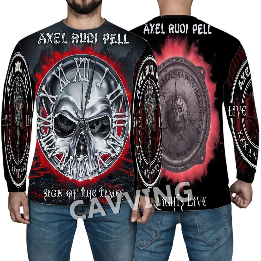 Axel Rudi Pell 3D Printed Crewneck Sweatshirts Harajuku Styles Tops Long Sleeve Sweatshirt Casual Sweatshirts