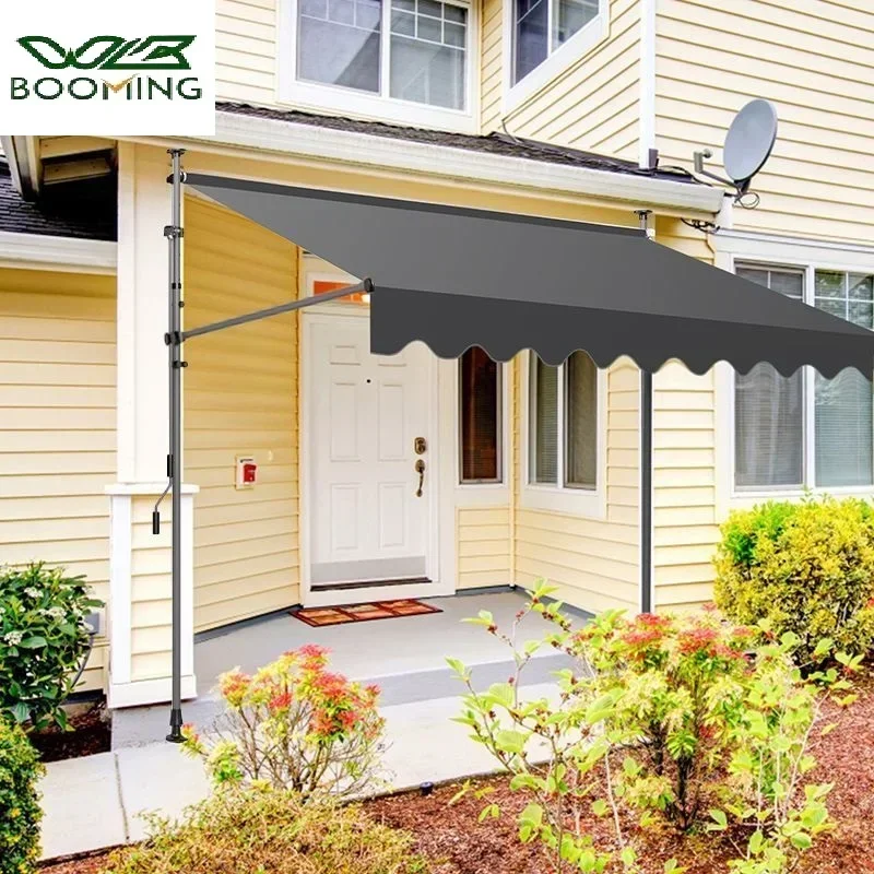 Awning Folding and Telescoping Canopy Rainproof Eaves Balcony Courtyard Household Rainproof and Sunscreen Tent Canopy Tent