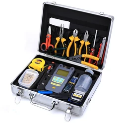 Kit d'outils de terminaison FTTH, outils d'assemblage de fibres optiques, boîte à outils d'épissure, outils ftth HSV-202