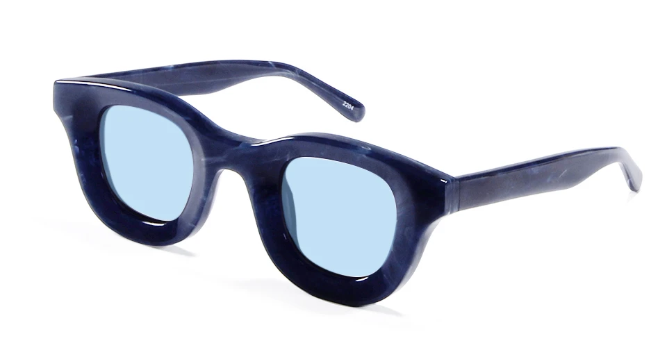 Rhud Designer-Sonnenbrille aus Acetat für Damen, Markendesigner, übergroße runde Farbtöne, Thierry Hip-Hop-Stil, Herren-Sonnenbrille, kein Markenlogo – Detail 12