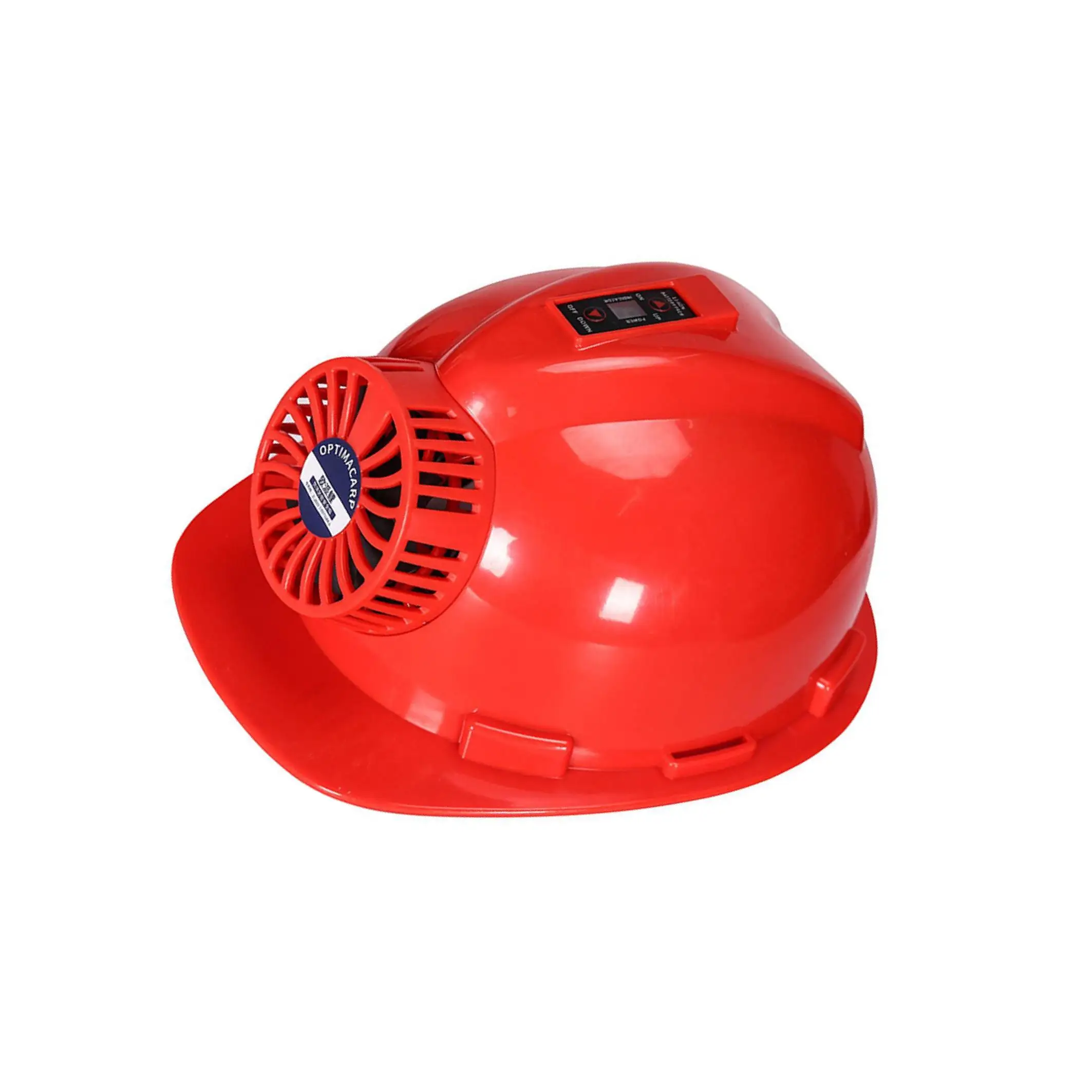 Construction Hard Hat with Fan Thickening Safety Helmet Multifunction White