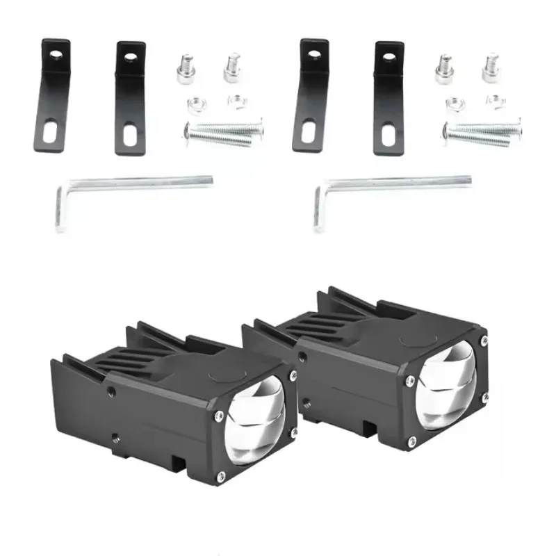 

High Power 90w Grid Light Emitting Diode Lens 3000K 6000K Light Emitting Diode Lens Auxiliary DRL H4 H7 H11 Motorcycle Fog Light