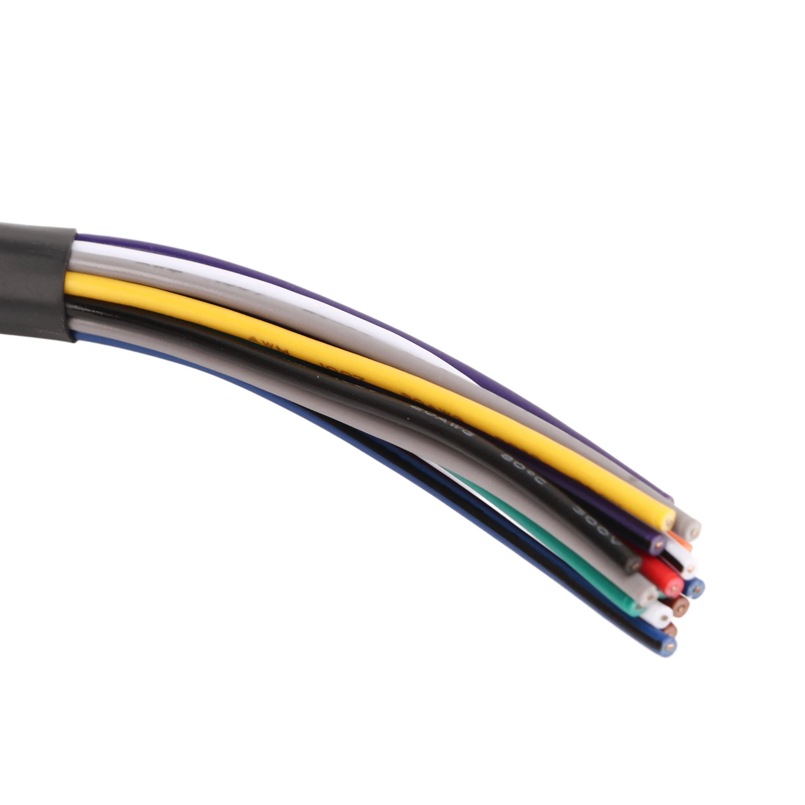 OBD2 Female To Open Cable High Strength Long Lasting Heat Resistant Rugged  Female To Open End Pigtail Cable for Car