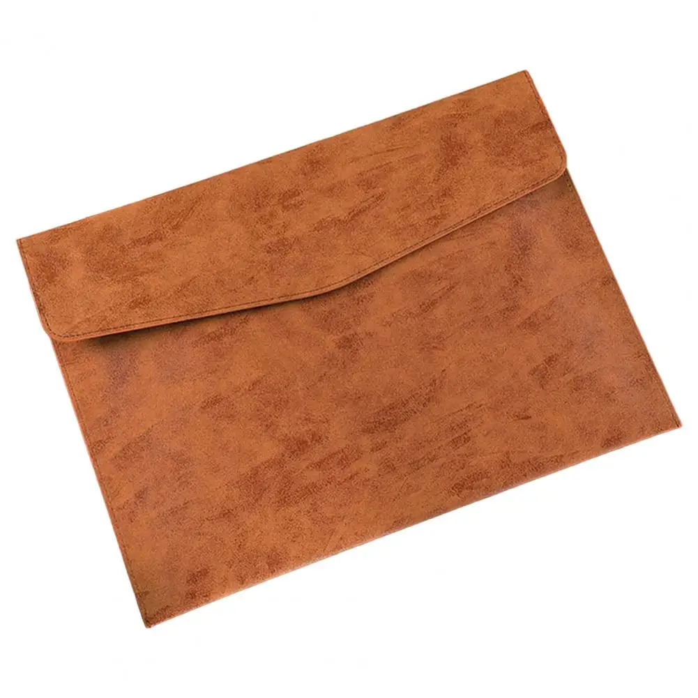 

File Briefcase Widely Use Pen Insert Design Multi-function Document Folder Solid Color A4 Information Bag Office Accessories