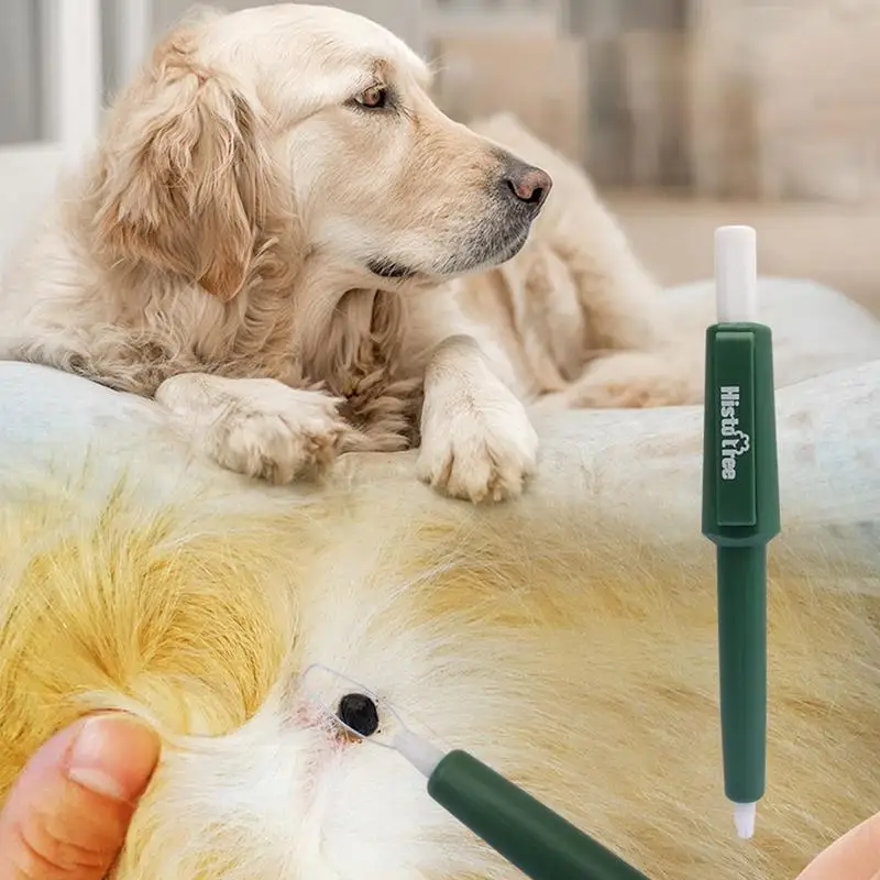 Pet Tick Remover Waterproof And Durable Pet Flea Control For Family And Professional Use Portable Rustproof Tick Removal Pen