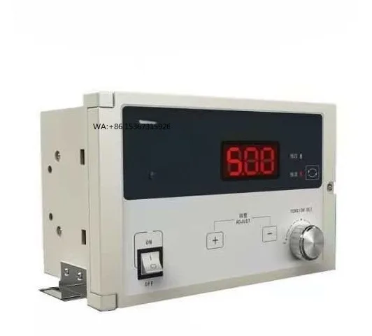

24V Digital Display Manual Tension Control New Model Magnetic Powder Brake Clutch 0A-4A Offset Plastic Used Power Supply