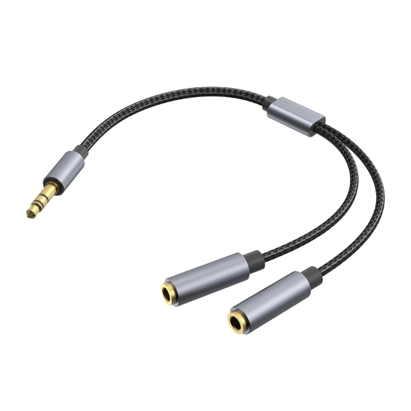 Headphone Splitters Cable Extension Cord for Laptops Outstanding Durability Wire Superior Sounds Quality & Wide Use K1KF