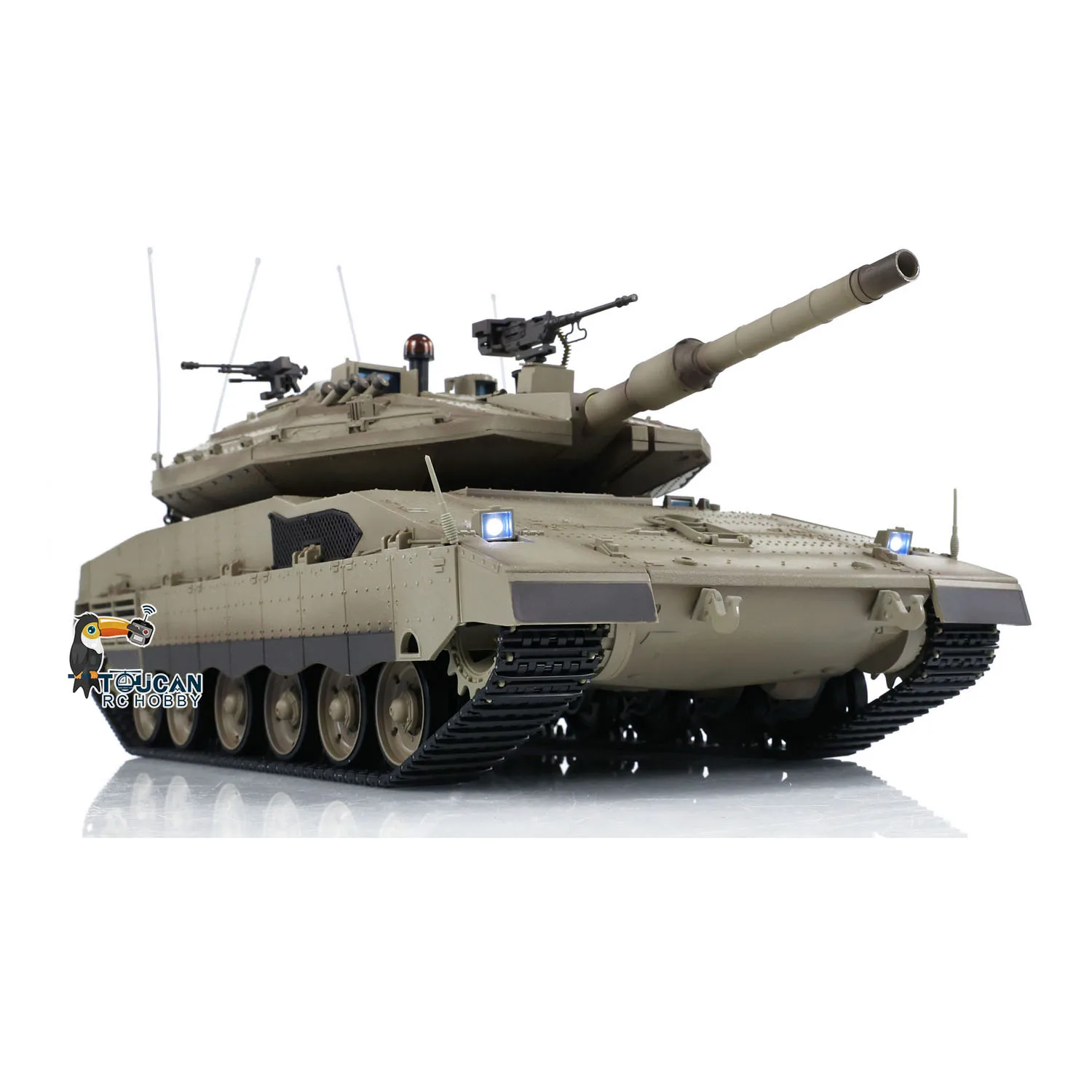 HENG LONG 1/16 TK7.0 RC Tank 3958 IDF Merkava MK IV Tanks W/ Metal Driving Gearbox Light System Army BB Pellet Speaker TH22644