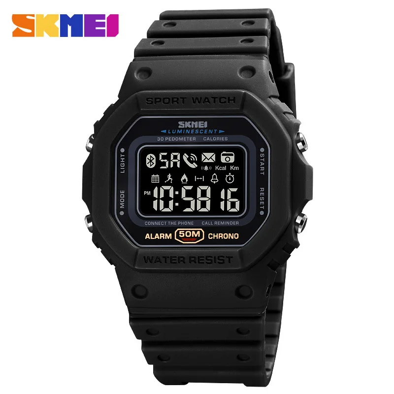 Skmei  Smart Fashion Creative Sports Watch Multi-Function Sports Digital Bluetooth Men and Women Smart Watch