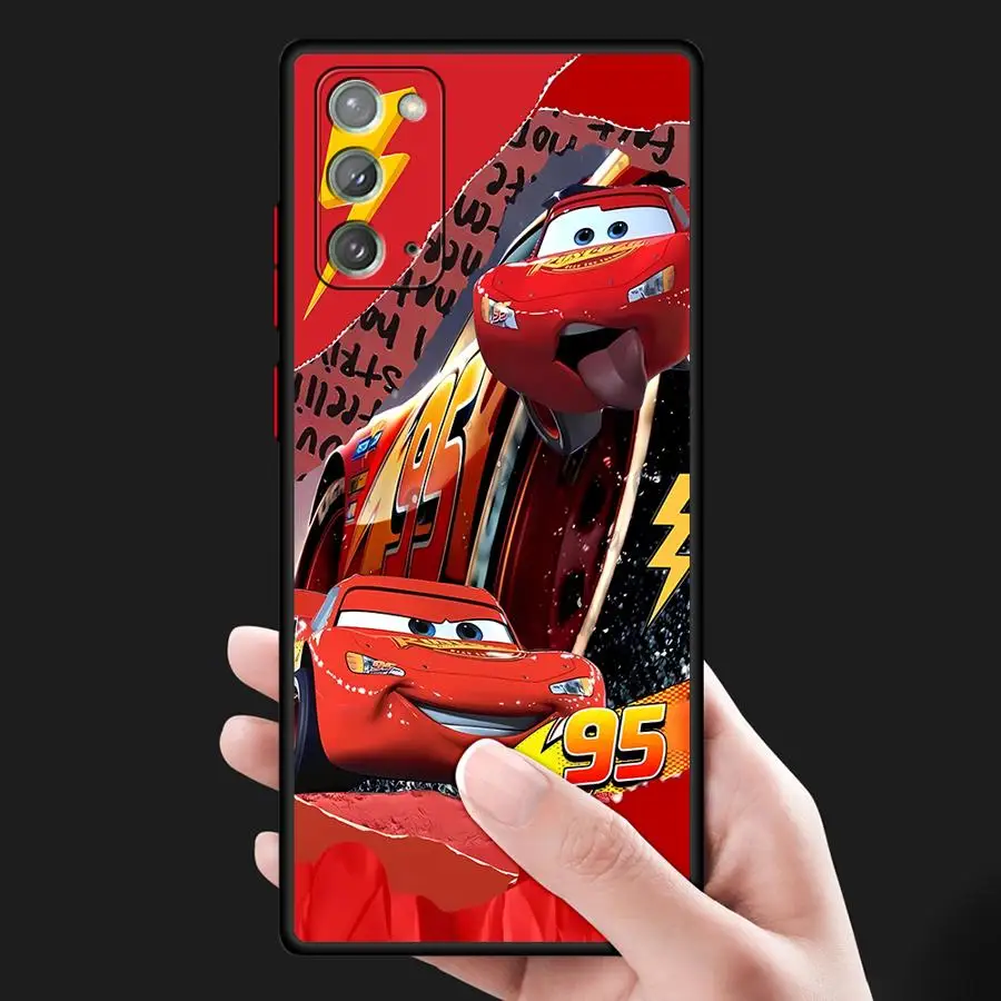 Cute Disney Lightning McQueen Phone case for Samsung Galaxy A10 A20 A30 A50 A70 A01 A02 A03 A04 A05 S e Core soft funda cases