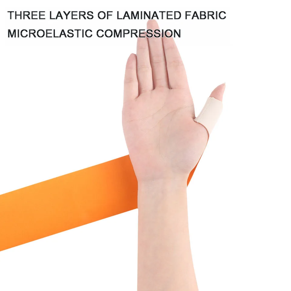 1 قطعة الإبهام ضغط المعصم الحرس المعصم سلالة رقيقة ضوء صالح الإبهام كم المفاصل التواء المعصم وتر غمد كم واقية