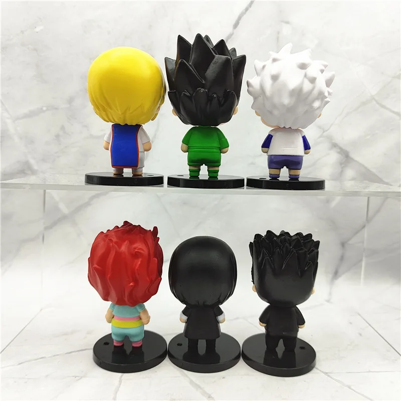 HUNTER x HUNTER Action Figure Killua Zoldyck GON FREECSS Doll Hisoka Chrollo Kurapika giocattoli per auto regalo