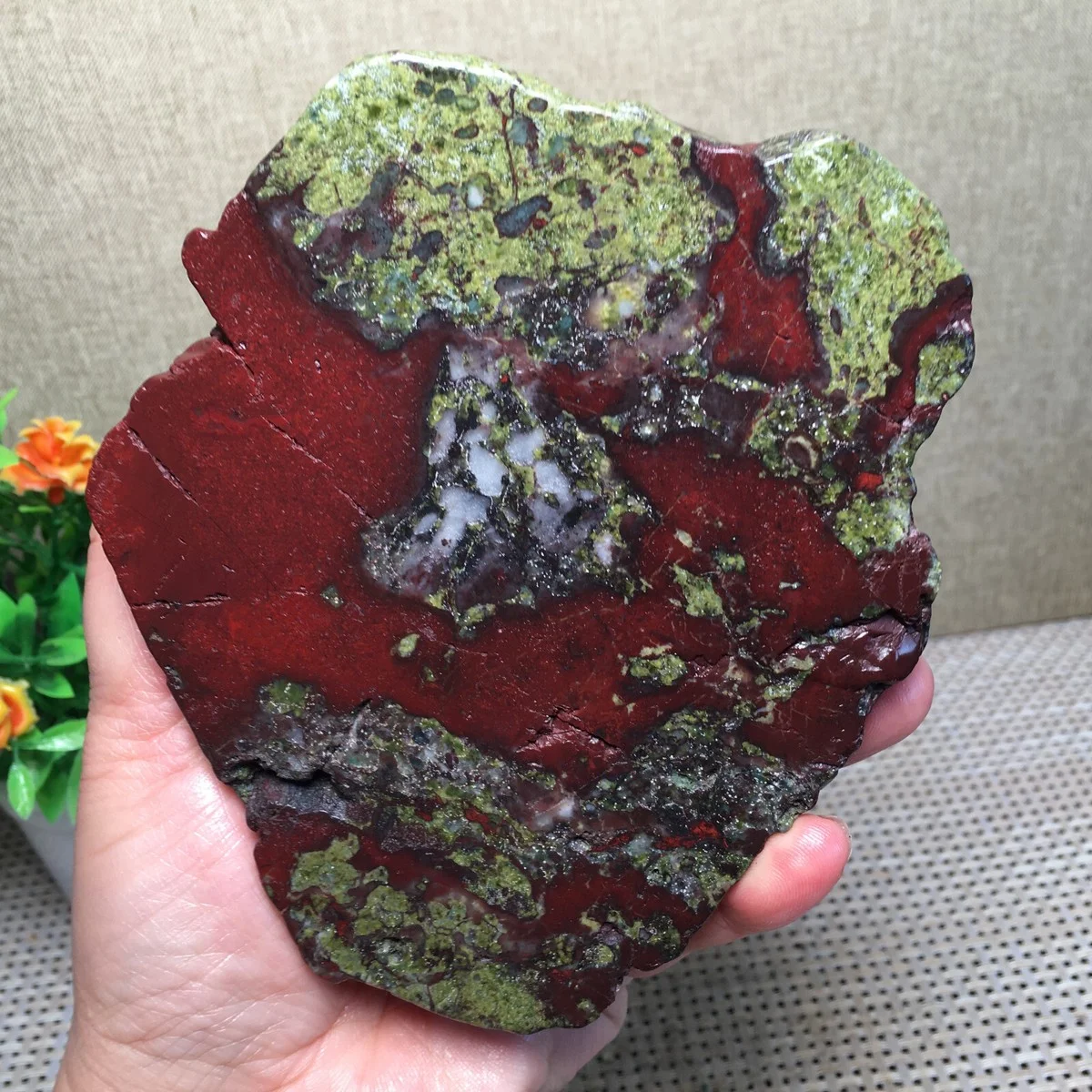 1pc Dragon Blood Slab - for Ha - огляд і ціна Office Furniture In China