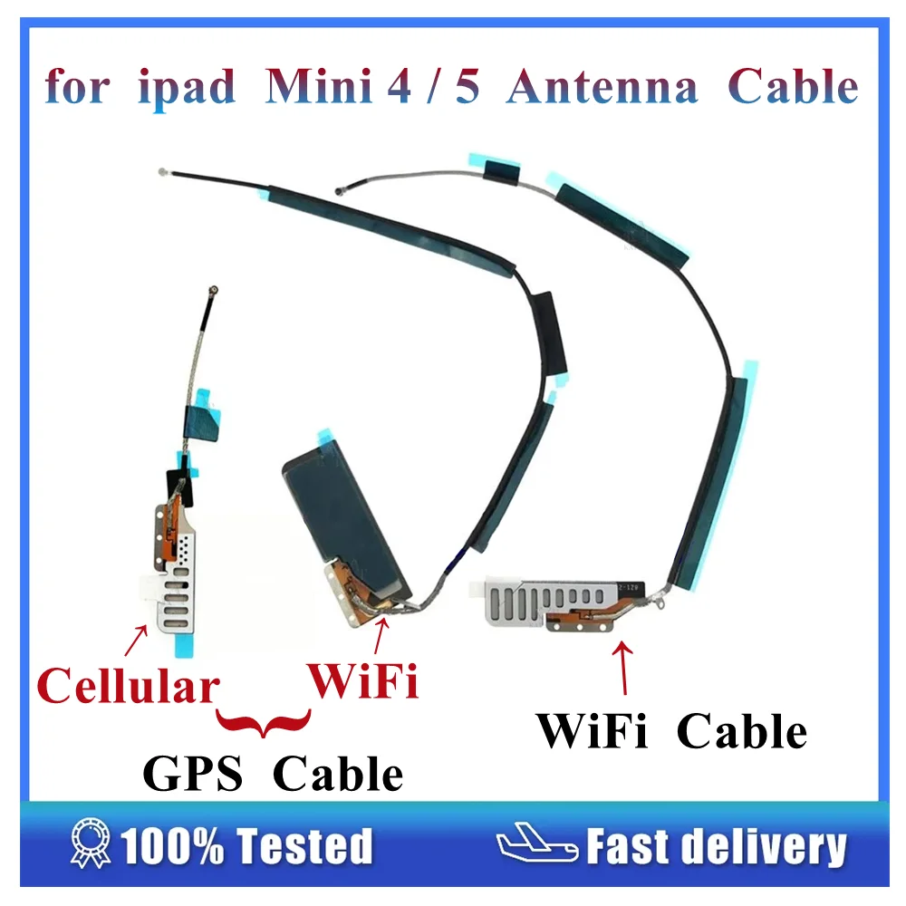 

1 шт., Wi-Fi, GPS, беспроводная сигнальная антенна, гибкий кабель для iPad Mini 4 5 Mini5 A1538 A2125, запасные части