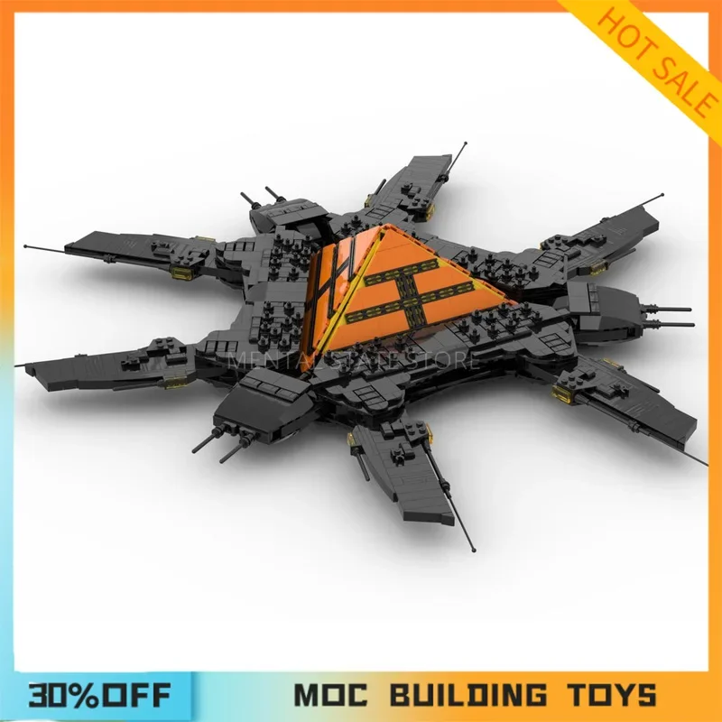 2175PCS Customized MOC New type of spacecraft mother ship Building Blocks Technology Bricks DIY Creative Assembly Toys Gifts