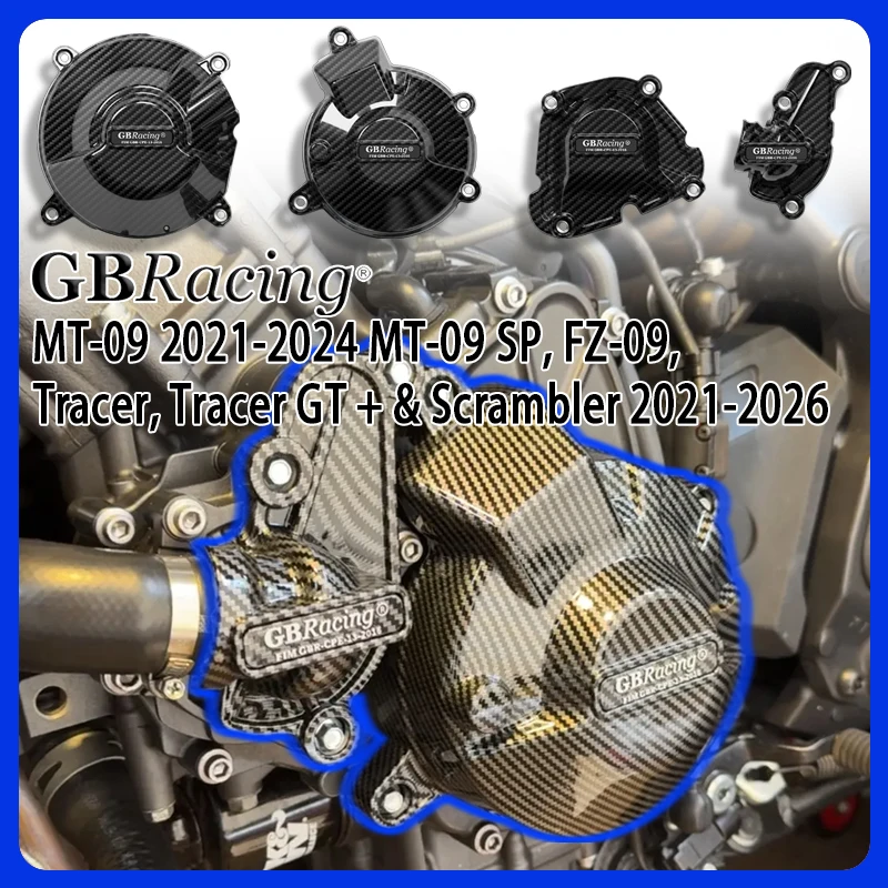 

Motorcycles Engine Protection Cover For GB Racing For MT-09 2021 2022 2023 2024 2025 2026 FZ-09 XSR900 TRACER 9 GT