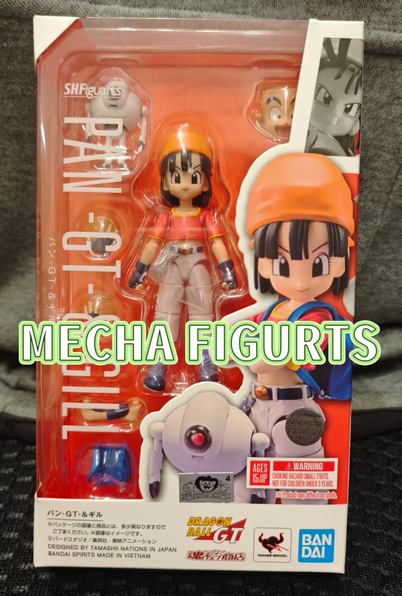 

Bandai Dragon Ball S.H.Figuarts PAN GT&GILL Аниме Фигурка Модель Игрушки