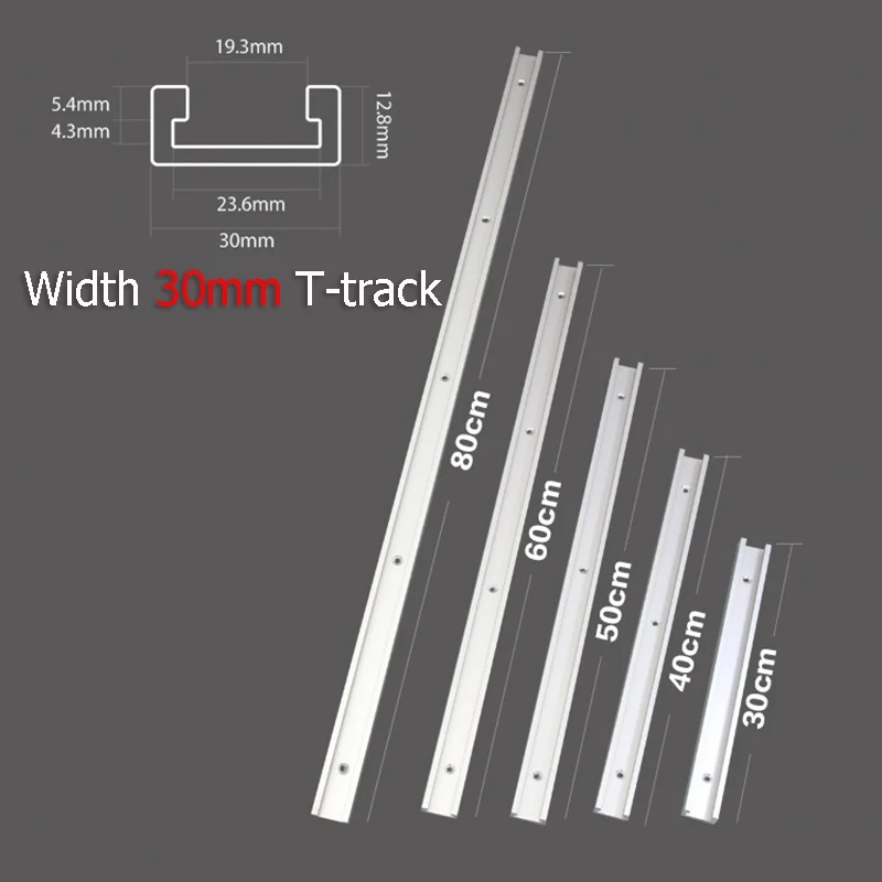 Holzbearbeitung DIY Werkzeug Aluminiumlegierung Gehrungsschiene Holzbearbeitung T-Schiene T-Nut für Tischkreissäge Router Tisch – Detail 16