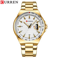 Curren 8375 Steel Belt Waterproof Calendar Quartz Men's Watch Business Luxury Watch Watches for Men Relojes Para Hombres Часы