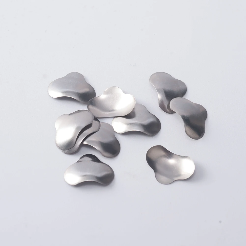 50 pz/set matrici metalliche dentali bande a matrice cunei di ricarica a matrice sagomata sezionale per la sostituzione dei denti acciaio inossidabile S/M/L