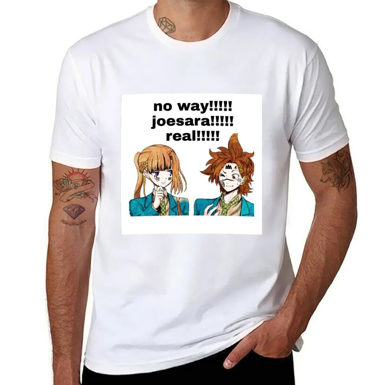 

joesara badge (omg joesara real!!!) T-Shirt cotton t shirt pack black cotton t-shirt plain for man package T-Shirt