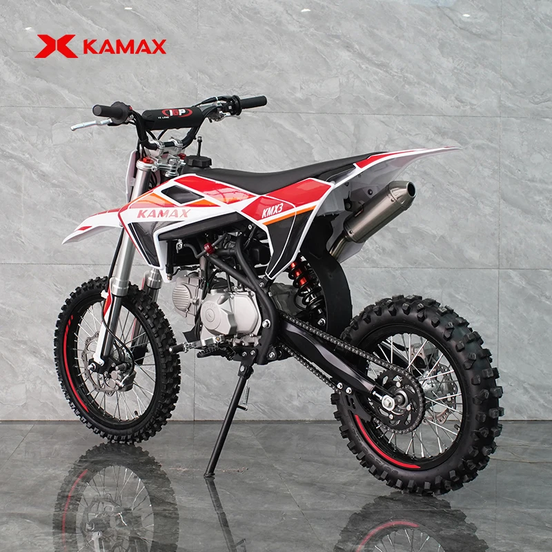Мини-двигатели KAMAX Cross Pit Bike 125CC из Китая Внедорожные мотоциклы Мини-крестовой двигатель