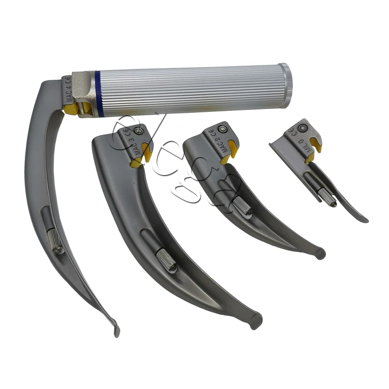 Stainless steel Anesthetic Reusable led Laryngoscope