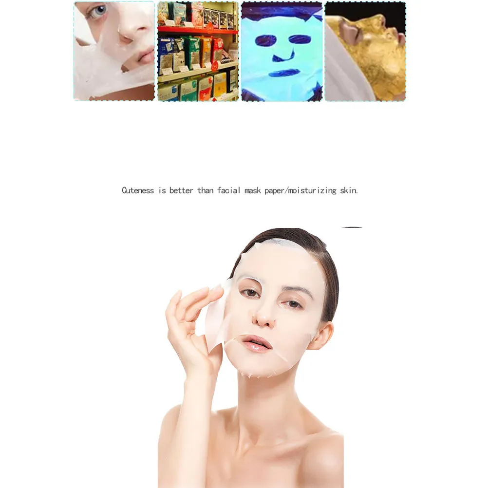 30 Stück Komprimierte Bonbon-Gesichtsmaske aus Vliesstoff Einweg-Hautpflegewerkzeug Saugfähige Feuchtigkeitsspendende Gesichtsmaske für Frauen