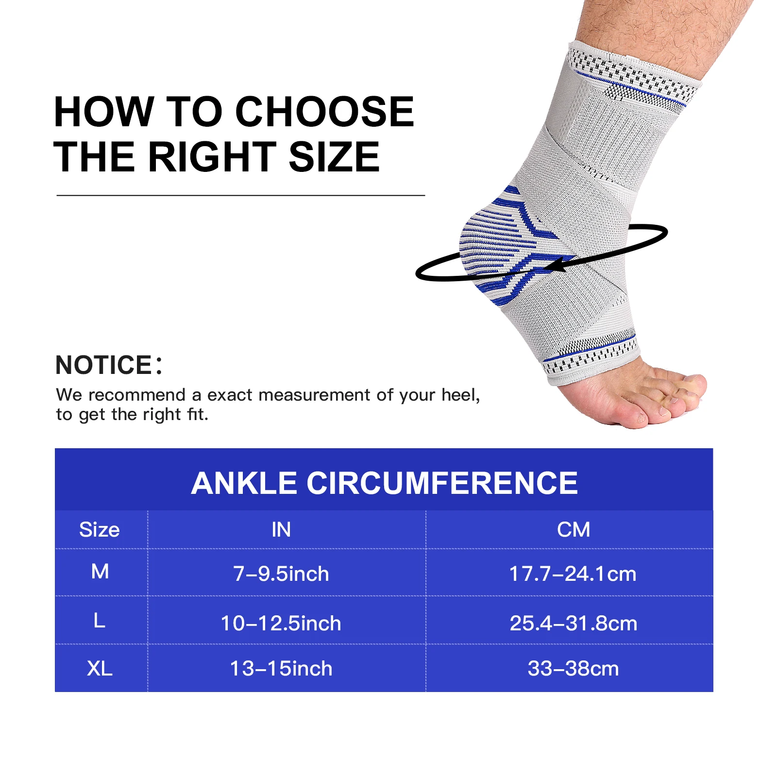 Ankle Brace Adjustable Ankle Support Protection Elastic Compression Brace Guard Support Running Bandage Ankle Wrap