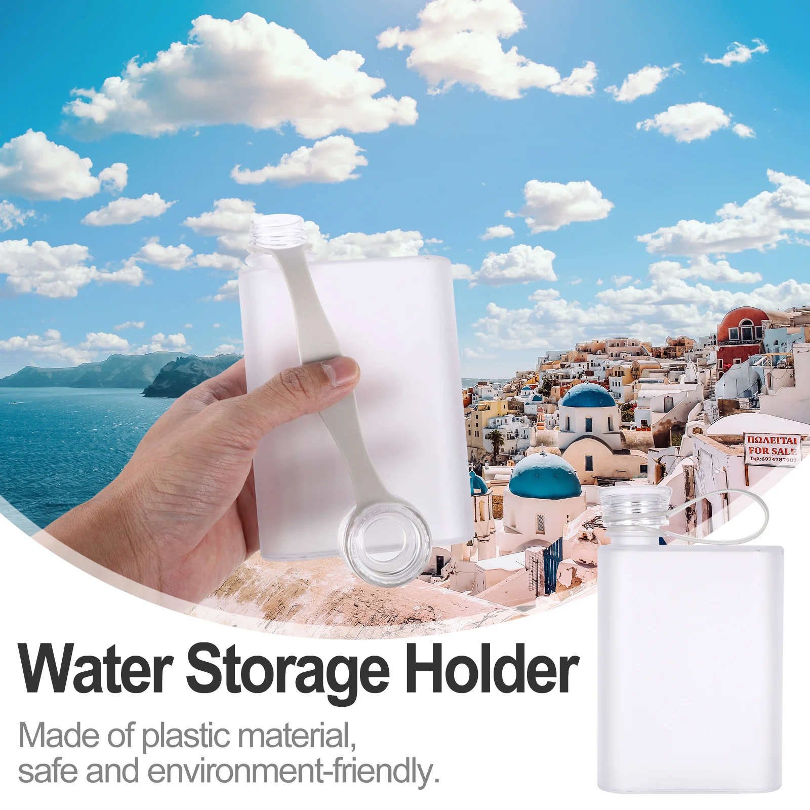 

1Pcs Fitness Drinking Bottle Leakproof Plastic Water Container Ideal for Sports Gym Hiking and Outdoor Recreation