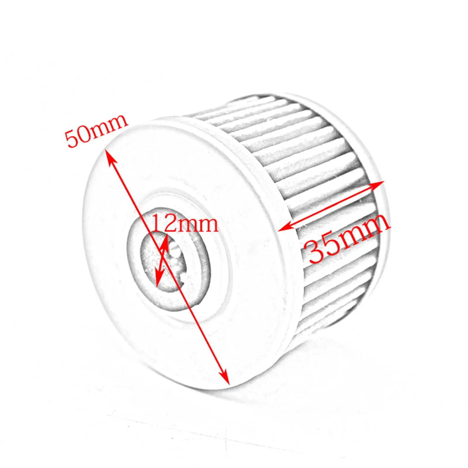 High Reliability Motorcycle Oil Filter Spare Parts Direct Fit for Yamaha YBR JYM150 Motorbike Maintenance