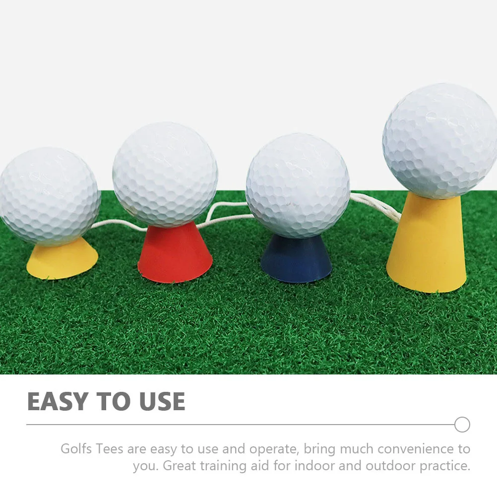 5 مجموعات من قواعد الجولف، تي شيرت مطاطي عملي يدوم طويلاً لتحسين لعبةك، مستلزمات الجولف القابلة للاستبدال، تي شيرت شتوي مطاطي #5