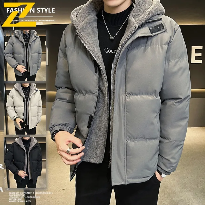 COMXZ 2025 New Padded Jacket Plus Size Autumn Winter Hooded Warm Cold Proof Ski Travel Cotton Padded Jacket Classic Bread Jacket