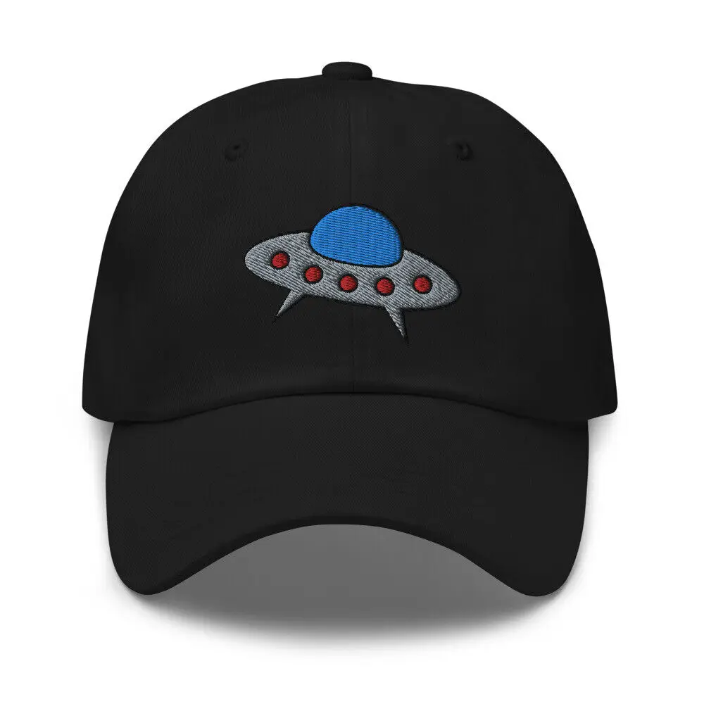 Space Alien Ship UFO Flying Saucer     Baseball Cap Dad hat