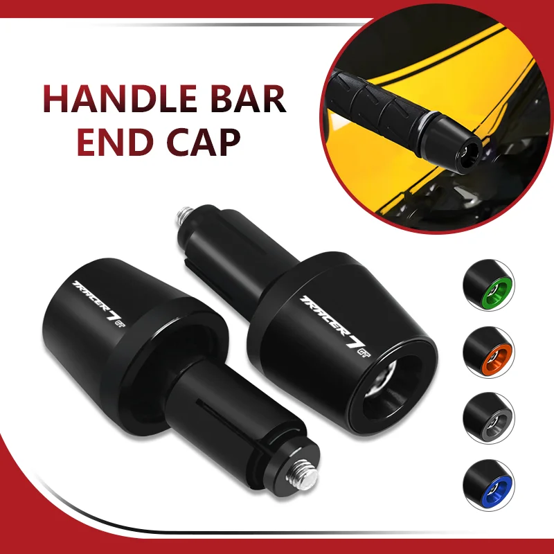 

For tracer7gt tracer700 tracer700gt Motorcycle Handle bar Grips Handlebar Ends Grips Plugs Anti Cover TRACER 7GT 700GT