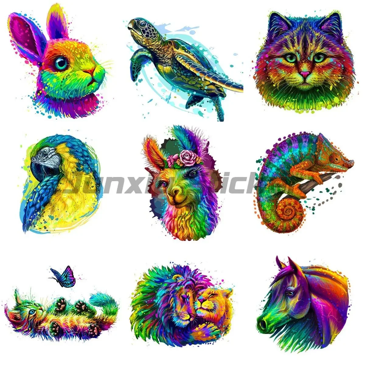 

Cartoon Animals Personalized Artistic Car Truck Motorcycle Wall Sticker Motorcycle Stickers Decals Emblems Laptop Stickers